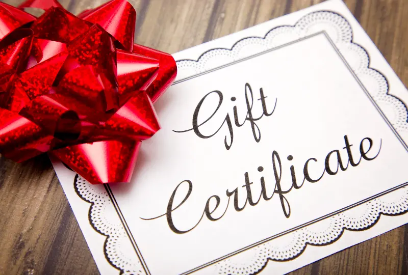 Massage Gift Certificate